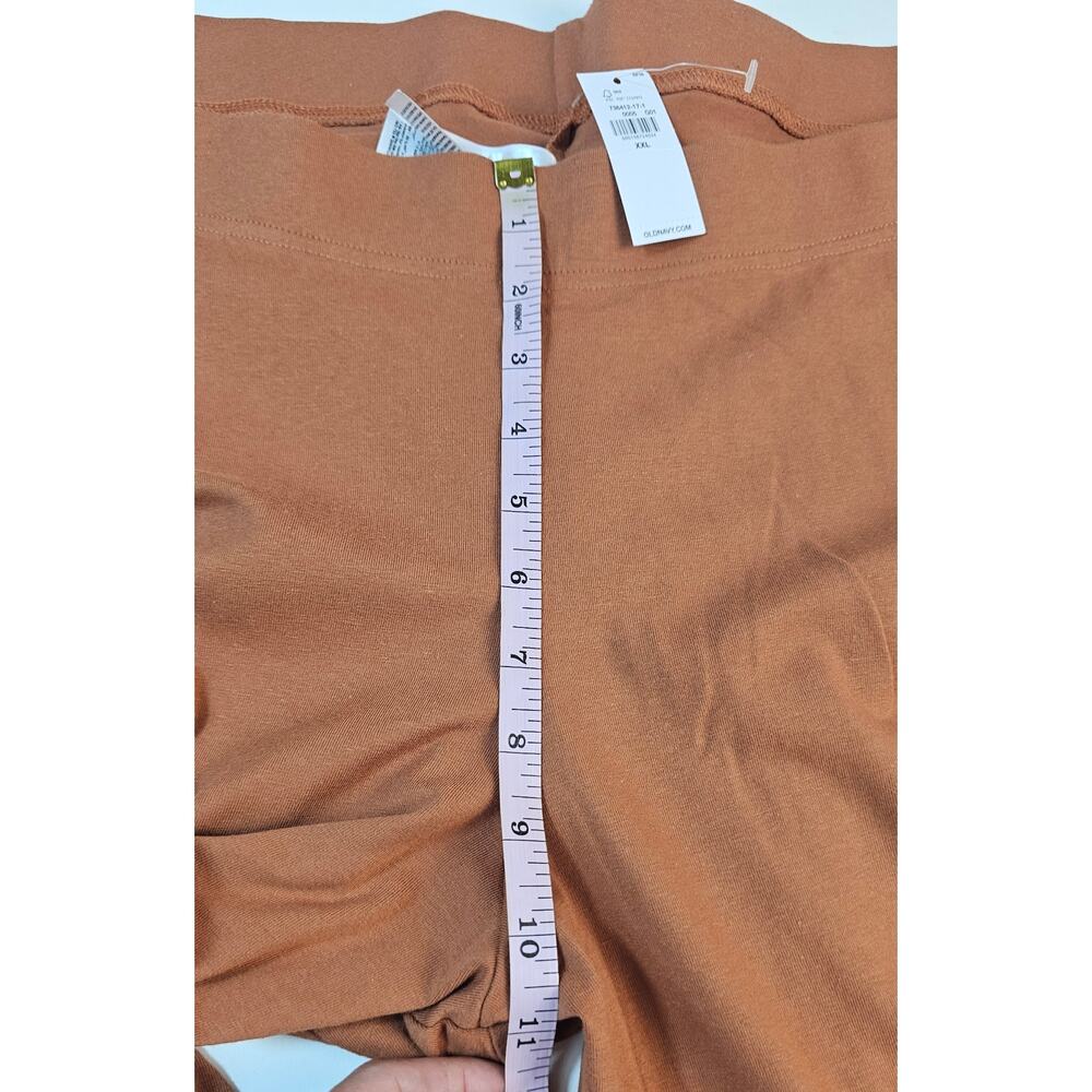 NWT old navy fall color orange UT knit leggings high rise sz XXL layering career - Picture 5 of 8
